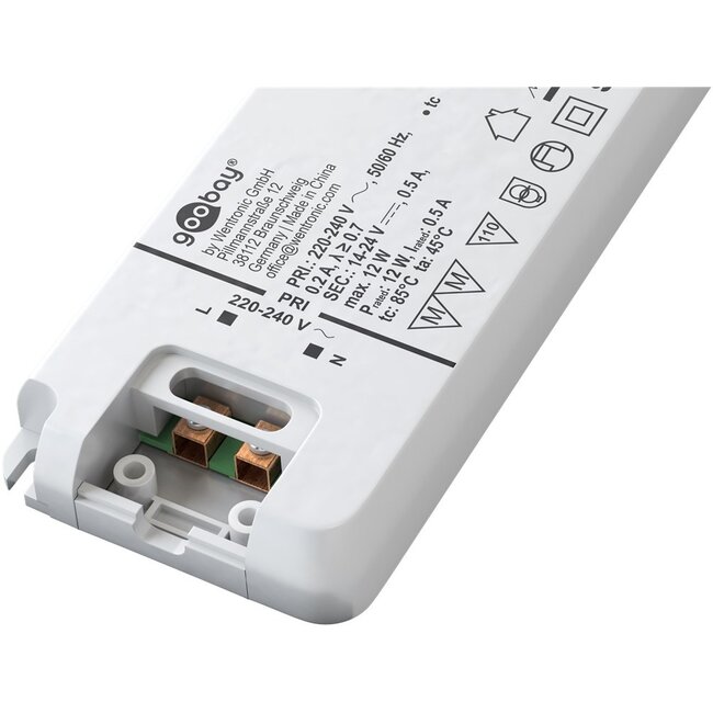 Goobay Constant Current LED Transformer 500 mA/12 W