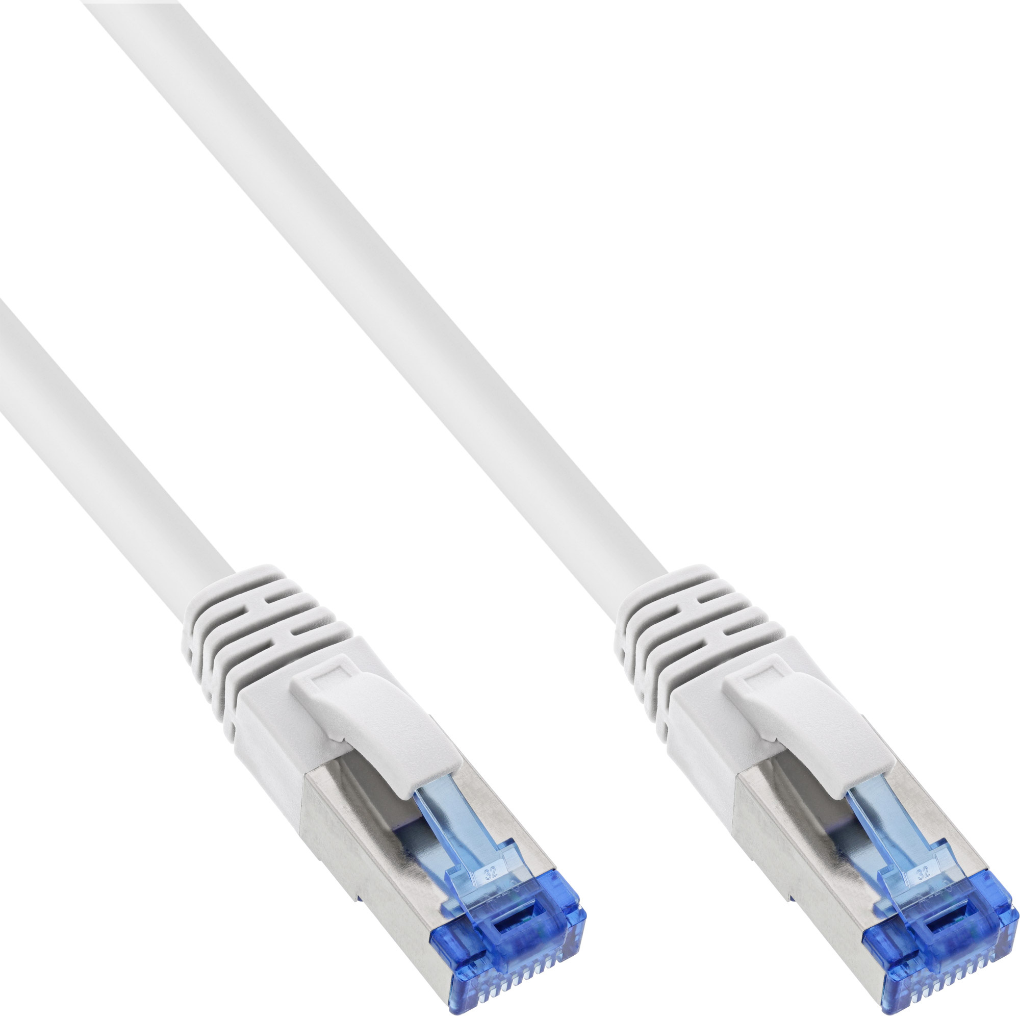 InLine 76815W. Snoerlengte: 15 m, Kabel standaard: Cat6a, Kabelafscherming: S/FTP (S-STP), Aansluiting 1: RJ-45, Aansluiting 2: RJ-45