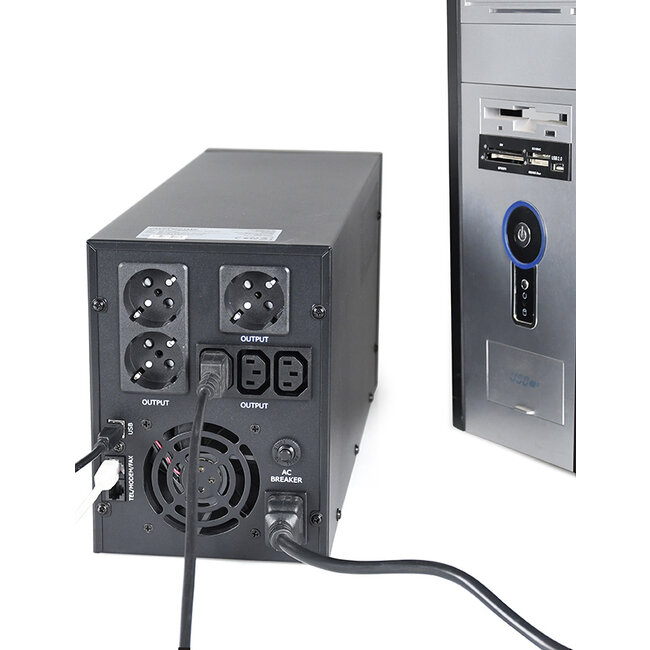 UPS met LCD - 3000 VA