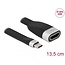 Delock FPC Flat Ribbon Cable USB Type-C™ to HDMI (DP Alt Mode) 4K 60 Hz 13.5 cm