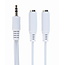 3.5mm audio splitterkabel, 10 cm