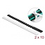 Delock Cable Ties flexible reusable 20 pieces black / white