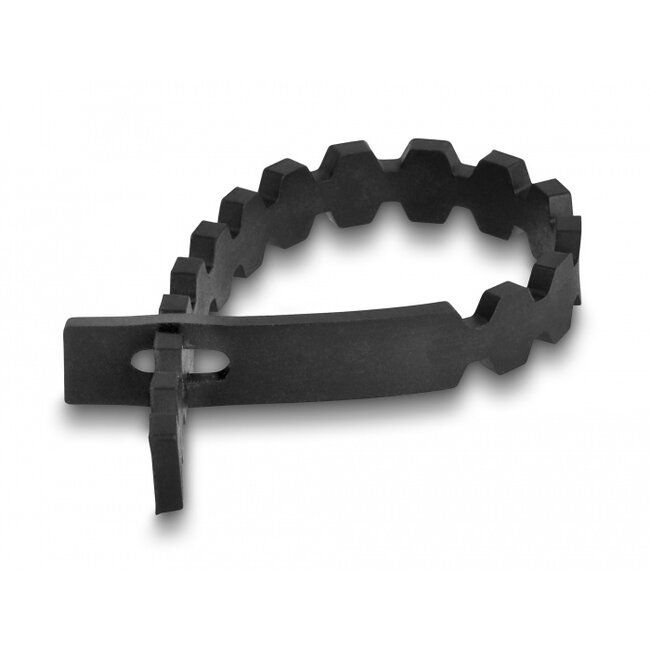 Delock Cable Ties flexible reusable 20 pieces black / white