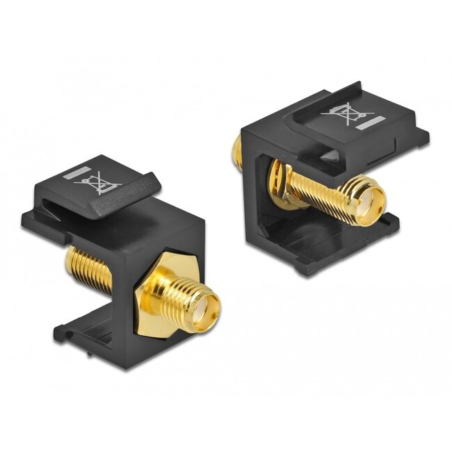 Delock Keystone Module SMA female > SMA female black