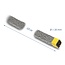 Delock Braided Sleeve for EMI shielding stretchable 10 m x 20 mm
