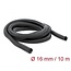 Delock Braided Sleeving self-closing 10 m x 16 mm black