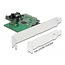 Delock PCI Express Card to 1 x internal USB 3.2 Gen 2 key A 20 pin female