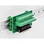 Delock D-Sub 25 pin female to Terminal Block for DIN rail