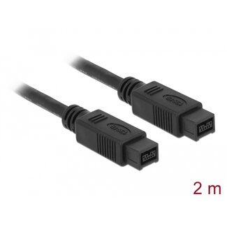 DeLOCK Delock Cable FireWire 9 pin male > 9 pin male 2 m