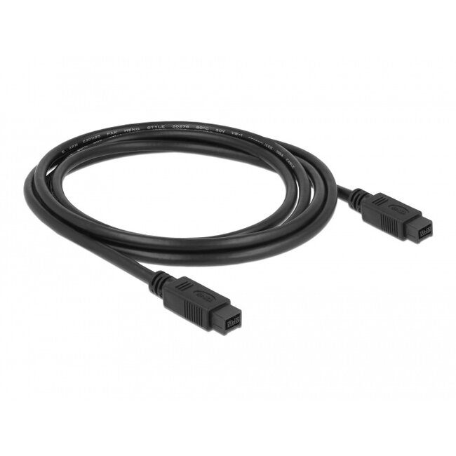 Delock Cable FireWire 9 pin male > 9 pin male 2 m
