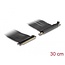 Delock Riser Card PCI Express x16 male to x16 slot 90° angled with cable 30 cm