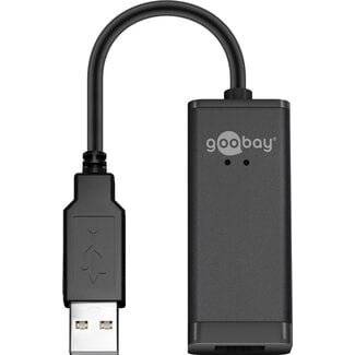 Goobay Goobay USB 2.0 Fast Ethernet Network Converter, Black