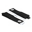 Delock Heavy-duty Hook-and-loop strap with fastening eye L 435 x W 50 mm black 5 pieces