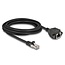 Delock Network Extension Cable S/FTP RJ45 plug to RJ45 jack Cat.6A 3 m black