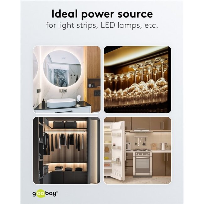 Goobay LED Transformer 12 V (DC)/12 W