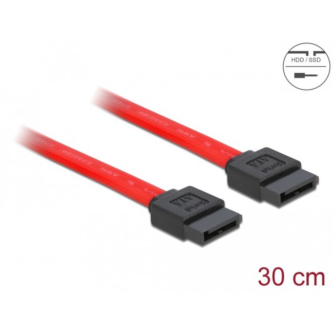 Delock SATA 3 Gb/s Cable 30 cm red