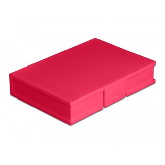 DeLOCK Delock Protection Box for 3.5″ HDD red