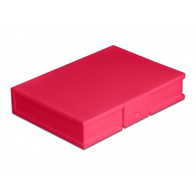 Delock Protection Box for 3.5″ HDD red