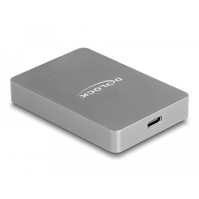 Delock USB Type-C™ Card Reader in aluminium enclosure for CFexpress or XQD memory cards