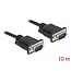 Delock Serial Cable RS-232 D-Sub 9 male to male with narrow plug housing 10 m