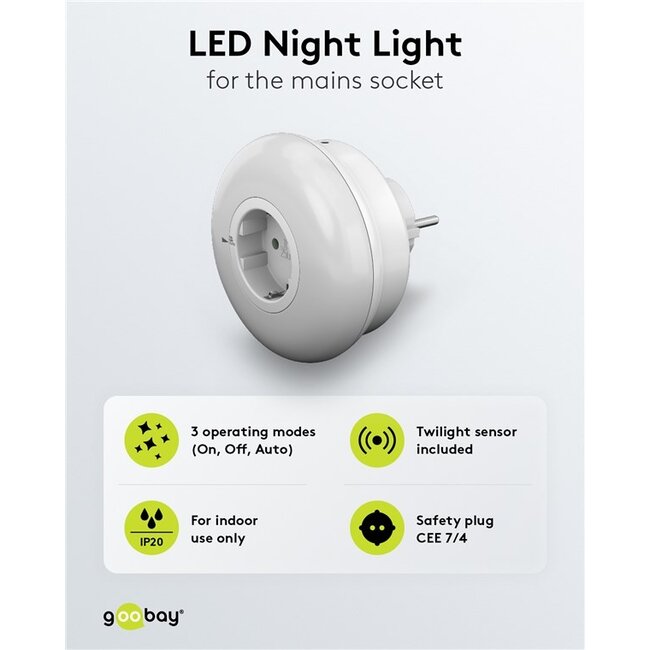 Goobay Plug-in LED Night Light