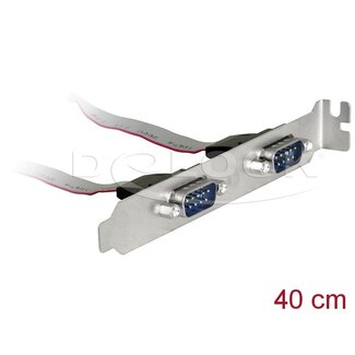 DeLOCK Delock Slot Bracket > 2 x Serial Pin layout: 1:1