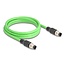 Delock M12 Cable A-coded 8 pin male to male PUR (TPU) 2 m