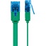 Goobay CAT 6A Flat Patch Cable U/UTP, green 0.5 m