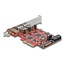 Delock PCI Express x4 Card to 1 x external USB Type-C™ female + 2 x external USB Type-A female SuperSpeed USB 10 Gbps + 1 x internal USB 5 Gbps Pin Header