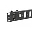 Delock 19″ Panel for Adapter with screw connection 16 port black