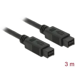 DeLOCK Delock Cable FireWire 9 pin male > 9 pin male 3 m