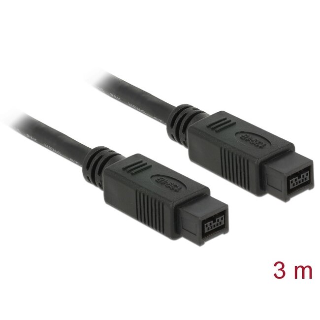 Delock Cable FireWire 9 pin male > 9 pin male 3 m