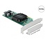Delock PCI Express x8 Card to 2 x internal SFF-8643 NVMe - Low Profile Form Factor