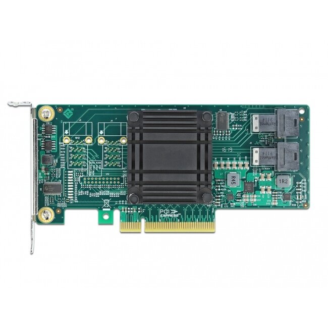 Delock PCI Express x8 Card to 2 x internal SFF-8643 NVMe - Low Profile Form Factor