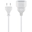 Goobay Extension Lead Europlug, 3 m, white