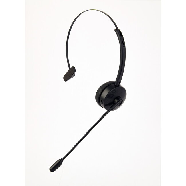 BT call center headset, mono, zwart