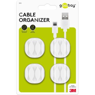 Goobay Goobay Cable Management 3 Slots, White