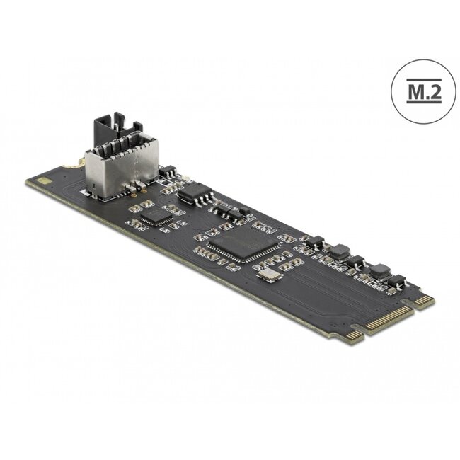 Delock Converter M.2 Key B+M male to 1 x internal USB 3.2 Gen 2 key A 20 pin female
