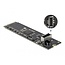 Delock Converter M.2 Key B+M male to 1 x internal USB 3.2 Gen 2 key A 20 pin female