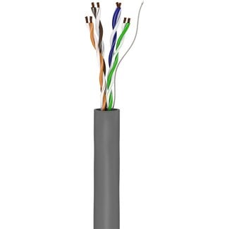 Goobay Goobay CAT 5e Network Cable, U/UTP, grey 305 m