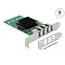 Delock PCI Express x4 Card to 4 x external USB 3.0 Quad Channel - Low Profile Form Factor