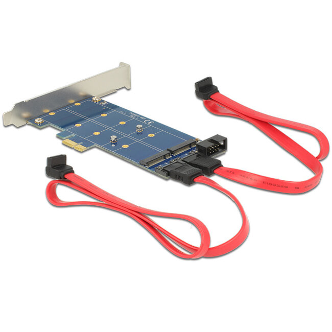 Delock PCI Express Card > 2 x internal M.2 NGFF