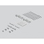 Delock Keystone Patch Panel 6 Port grey