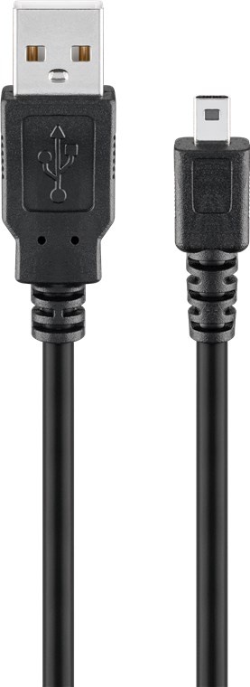Pro USB 2.0 A/MiniUSB B (8 pinnen) - 1,8m