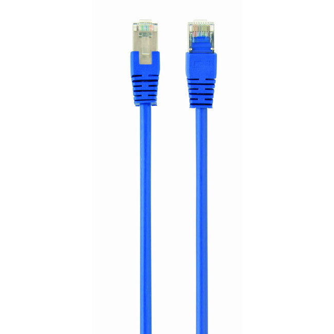 FTP Cat5E patchkabel, 2 m, blauw