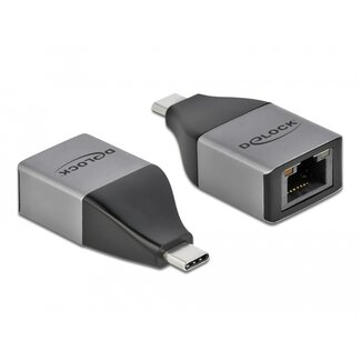DeLOCK Delock USB Type-C™ Adapter to Gigabit LAN 10/100/1000 Mbps – compact design