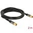 Delock Antenna Cable IEC Plug > IEC Jack RG-6/U 2 m black