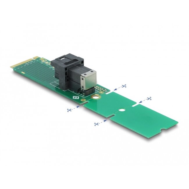 Delock Adapter M.2 Key M to SFF-8643 NVMe 22110 / 2280 / 2260
