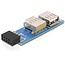 Delock USB pin header female > 2 x USB 2.0 female - left / right