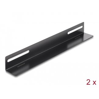 DeLOCK Delock 19″ Mounting Bracket for network cabinet 300 x 40 mm 2 pieces